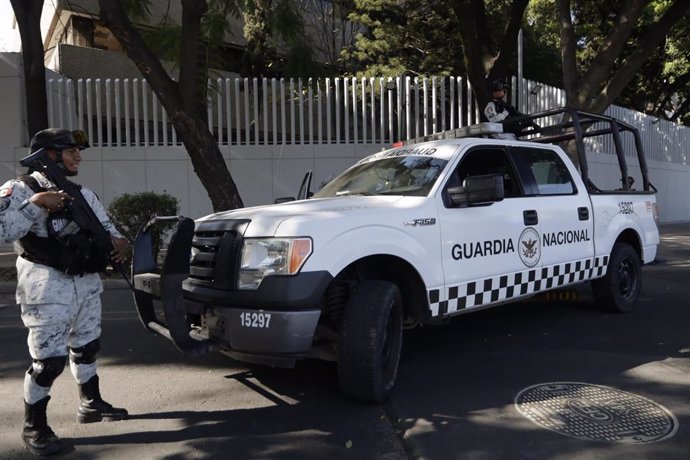 Archivo - Agentes de la Guardia Nacional de México en Sinaloa