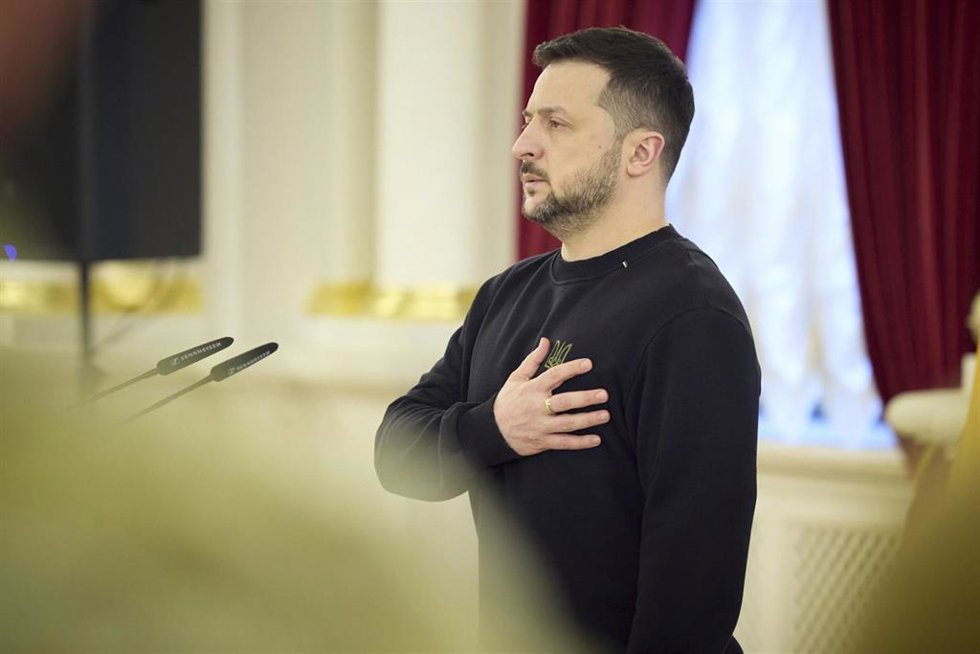 El presidente de Ucrania, Volodimir Zelenski.