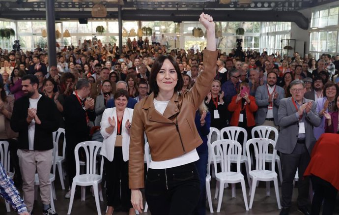 Diana Morant en el cierre del congreso del PSPV