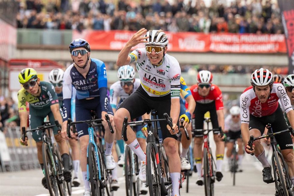 El esloveno Tadej Pogacar se corona con póquer en la Volta a Catalunya