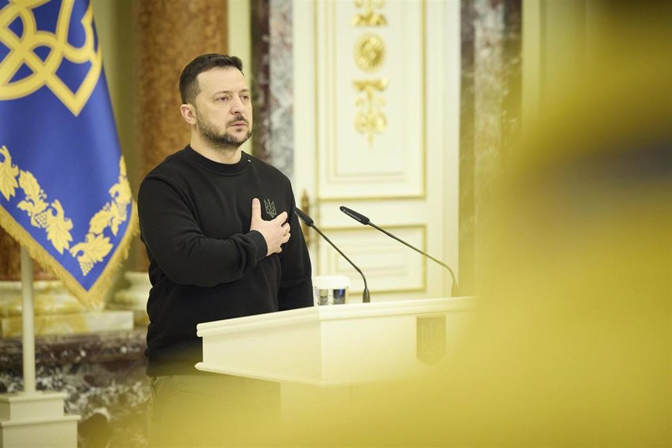 El presidente de Ucrania, Volodimir Zelenski