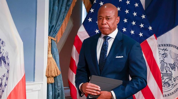 El alcalde de New York, Eric Adams