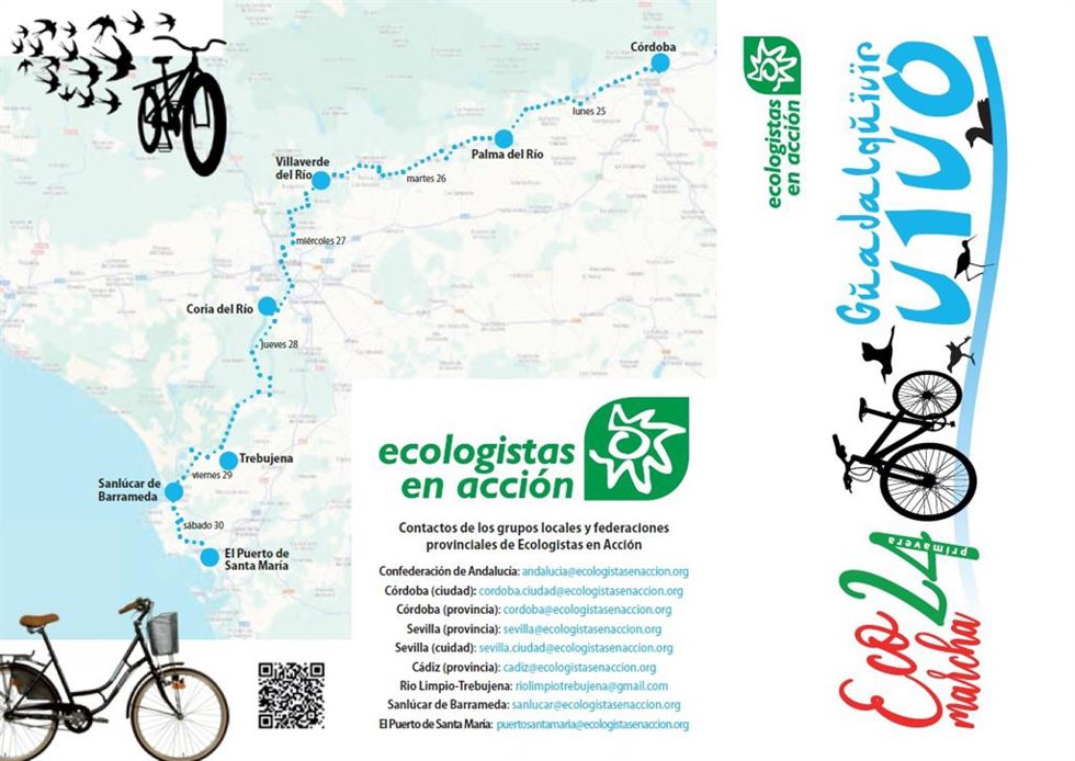 Cartel de la 'Ecomarcha de Primavera'.
