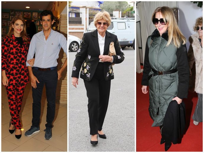 La familia Janeiro ha asistido casi al completo a la corrida de Víctor Janeiro en el Festival 'Bajo la piel' en Ubrique este sábado