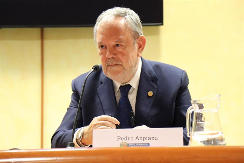 El consejero de Economía y Hacienda del Gobierno vasco, Pedro Azpiazu.