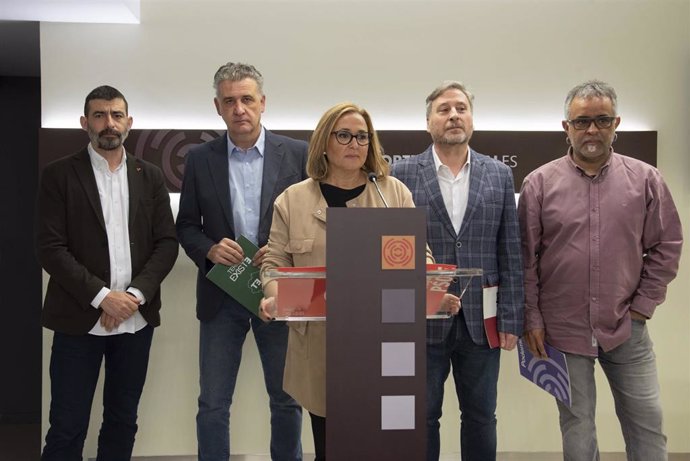 Los portavoces y diputados del PSOE, CHA, Teruel Existe, Podemos e IU en las Cortes de Aragón piden el cese de Alejandro Nolasco.