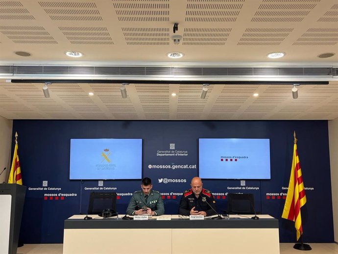Los Mossos d'Esquadra informan de un operativo en Tarragona contra una red dedicada a los narcoasaltos.
