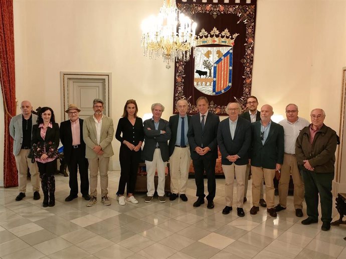 Archivo - Integrantes del jurado en los Premios Ciudad de Salamanca de Poesía y Novela en su edición de 2023