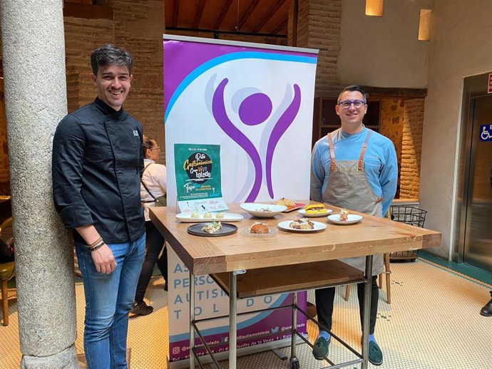 Chefs de las tapas solidarias a favor de la Asociación de Autismo de Toledo.