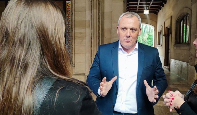 Archivo - El portavoz de MÉS en el Consell de Mallorca, Jaume Alzamora.