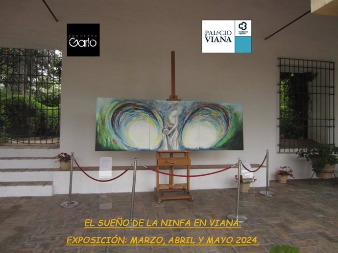 Exposición de 'El sueño de la ninfa' en el Palacio de Viana.