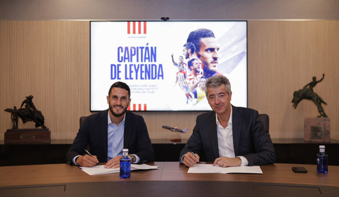 El internacional Jorge 'Koke' Resurrección firma su renovación con el Atlético de Madrid hasta 2025.