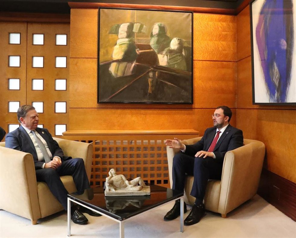 Alfredo Canteli y Adrián Barbón