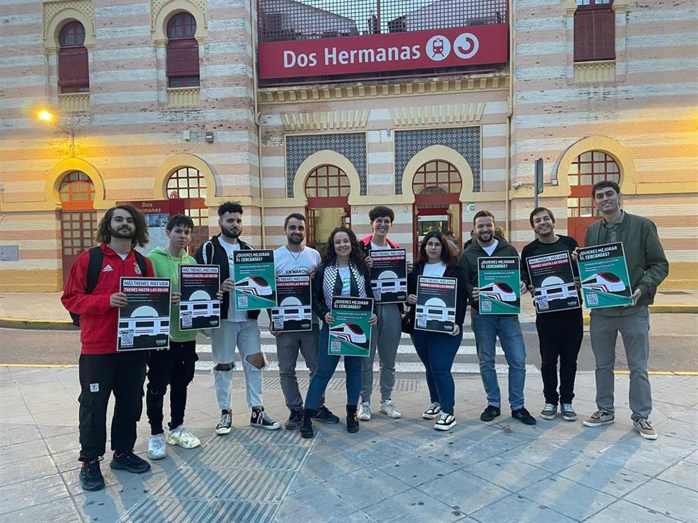 La Juventud en Marcha de Dos Hermanas pide ampliar los horarios y frecuencias de la línea C1 de Cercanías