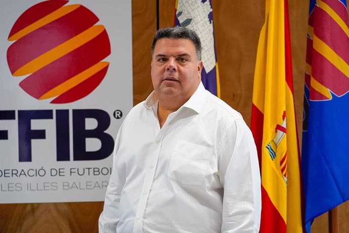 El actual presidente de la Federación de Fútbol de Baleares, Pep Sansó, quien ha anunciado que no volverá a presentarse a este puesto.