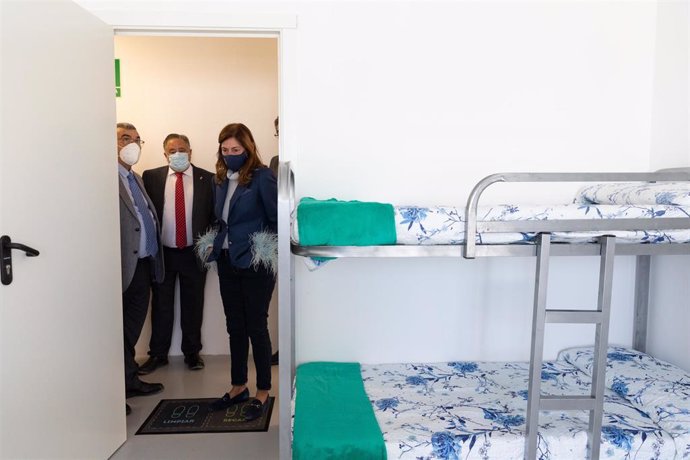 Archivo - Inauguración de nuevos alojamientos de emergencia para acoger a menores no acompañados en Ceuta