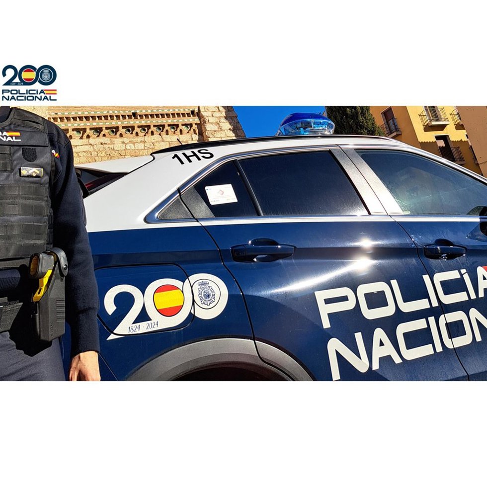 Archivo - Coche de Policía Nacional. 
