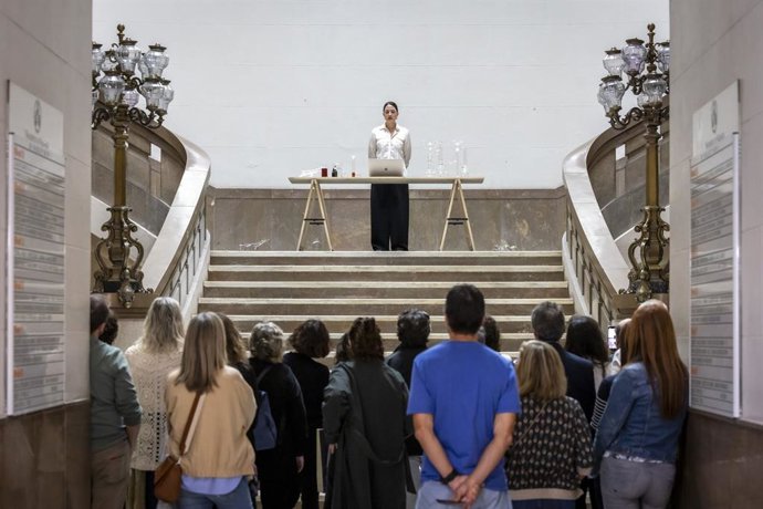 Archivo - Inauguración de la XXVI edició de la  Mostra  art públic / universitat pública 2023  Campus de Blasco Ibáñez