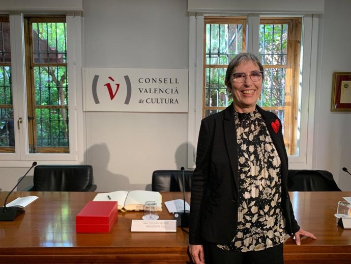 Archivo - Arxiu - La presidenta del Consell Valenci de Cultura (CVC), Dolors Pedrós.