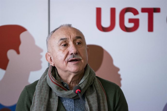 Archivo - El secretario general de UGT, Pepe Álvarez. 