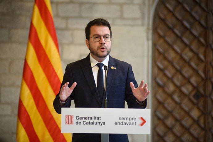 El president de la Generalitat, Pere Aragonès.