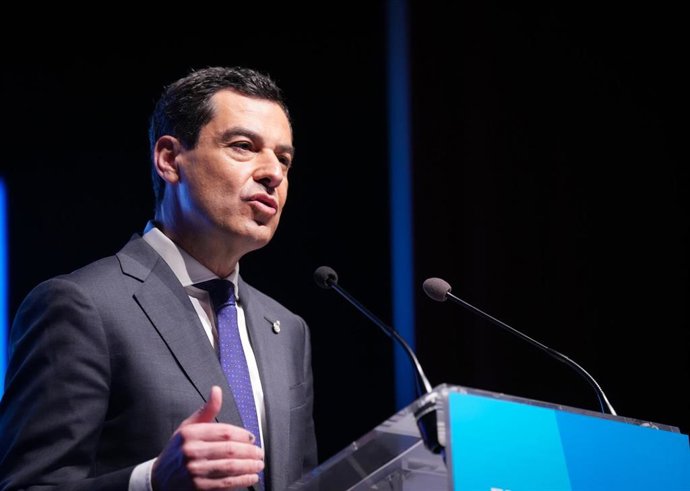 El presidente de la Junta de Andalucía, Juanma Moreno