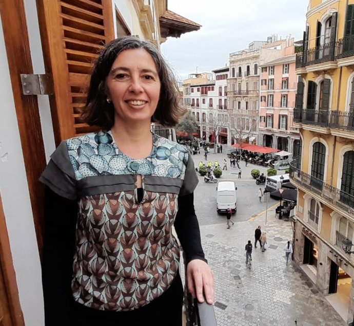 La portavoz municipal de MÉS per Palma, Neus Truyol, quien defenderá una moción en el pleno del Ayuntamiento de Palma sobre compra de producto local.