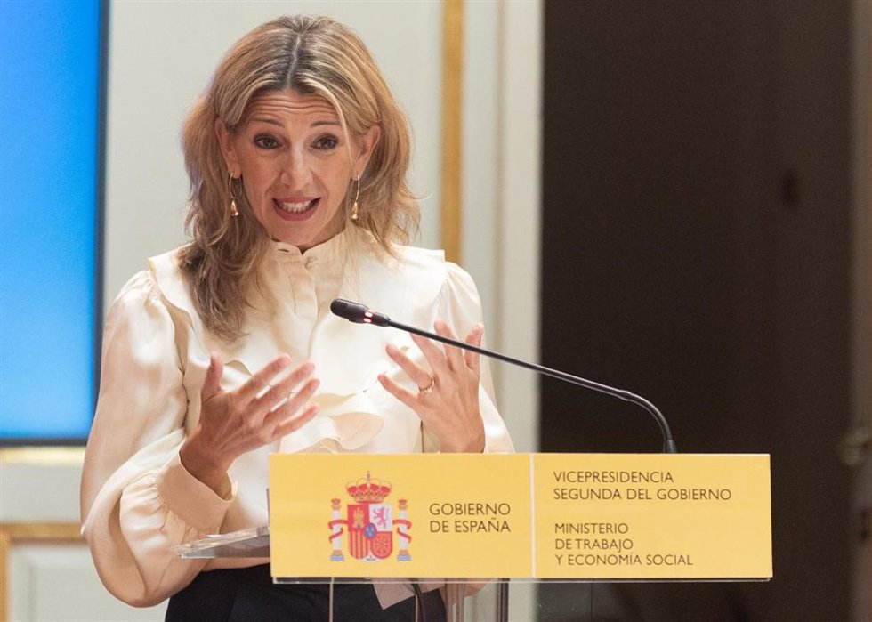 Archivo - La vicepresidenta segunda del Gobierno y ministra de Trabajo y Economía Social, Yolanda Díaz
