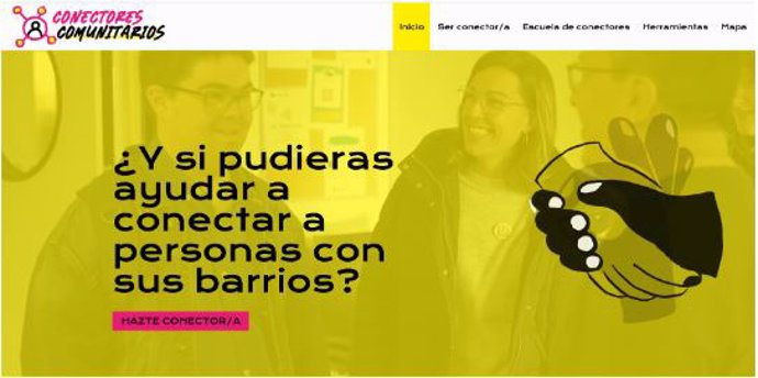Pagina web de Plena Inclusión con información sobre conectores sociales.