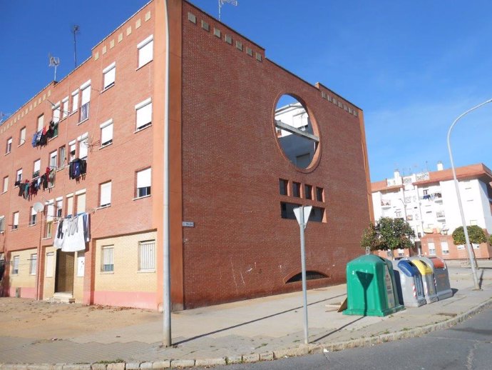 Viviendas de la calle Cádiz de Ayamonte (Huelva).