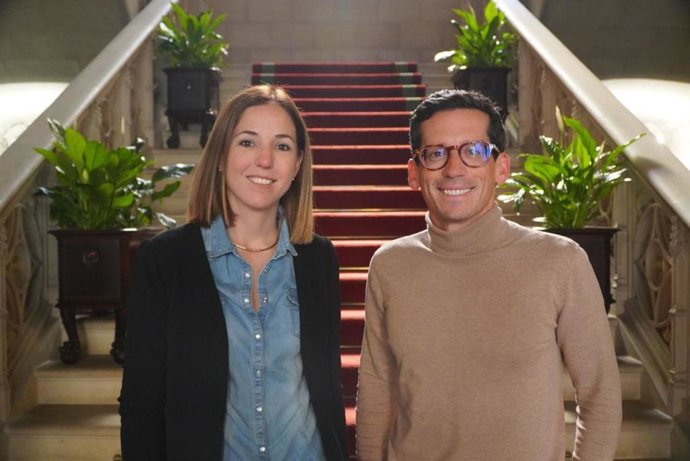 La consellera de Cultura y Patrimonio, Antnia Roca, durante la presentación de los premios Mallorca Joven.