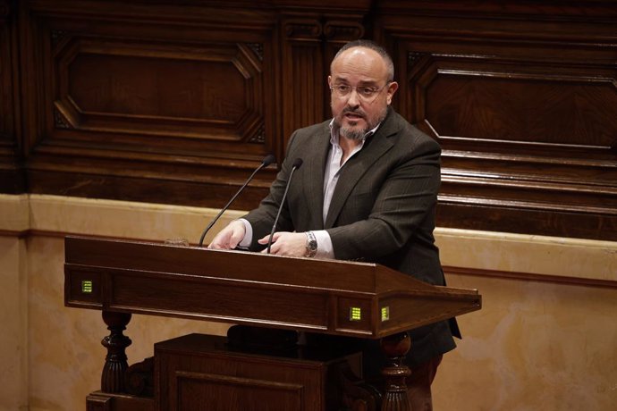 El líder del PP a Catalunya, Alejandro Fernández