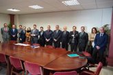 Foto: Agencia Provincial Tributaria de Huelva y siete entidades financieras firman pólizas por valor de 110 millones de euros