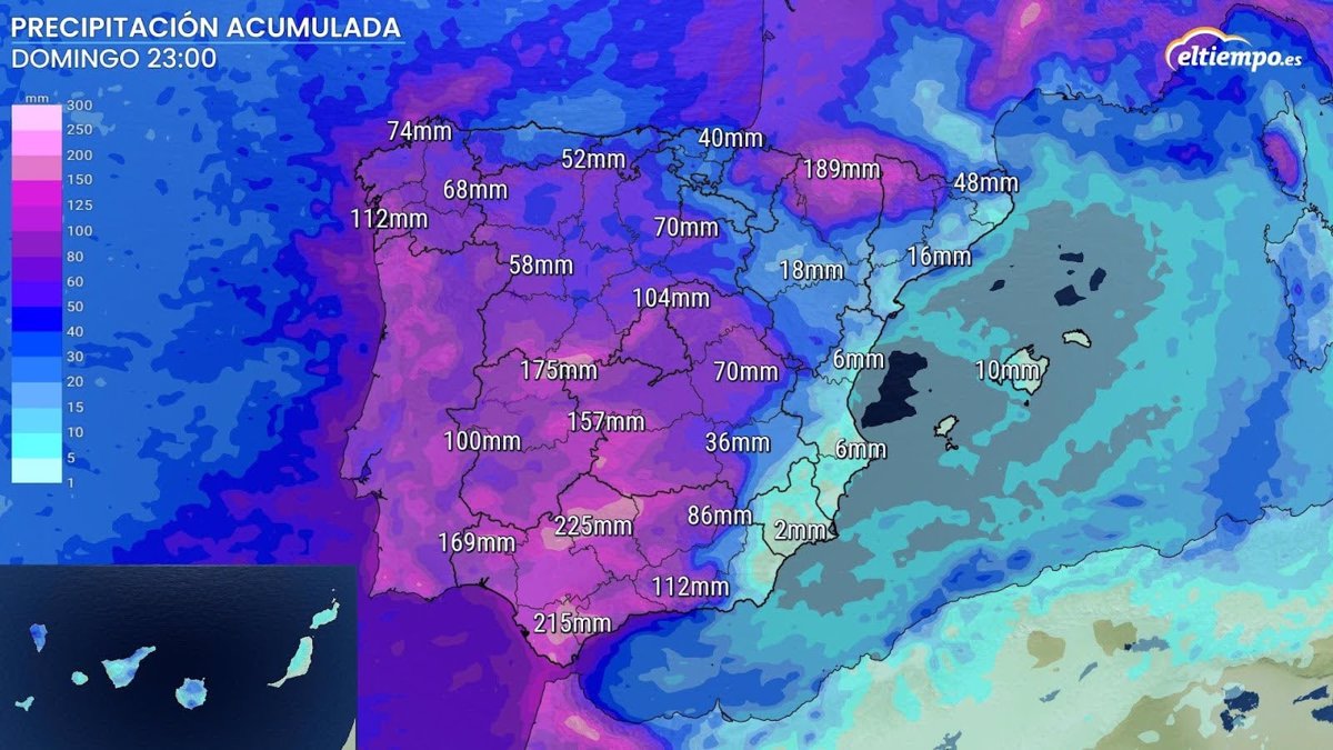 Murcia, Almería, costa de C.Valenciana, este de Cataluña y Baleares tendrán menos lluvias en S.Santa, según eltiempo.es