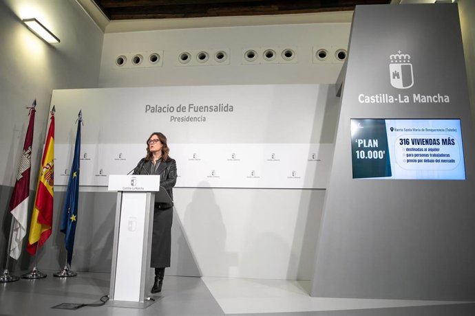 La portavoz del Gobierno de C-LM, Esther Padilla.