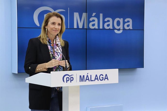 La senadora y vicesecretaria de Sociedad del Bienestar, Inclusión Social, Igualdad y Familias del PP de Málaga, Lucía Yeves.