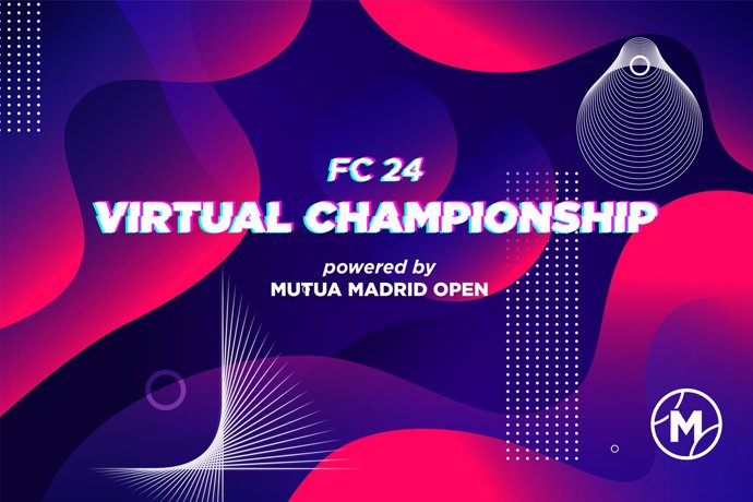 Cartel anunciador del 'FC 24 Virtual Championship powered by Mutua Madrid Open'