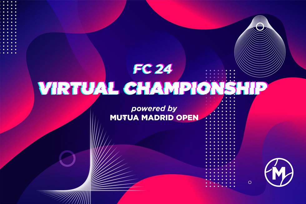 Cartel anunciador del 'FC 24 Virtual Championship powered by Mutua Madrid Open'
