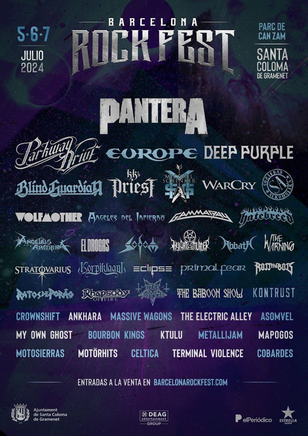 Cartel del Barcelona Rock Fest 2024