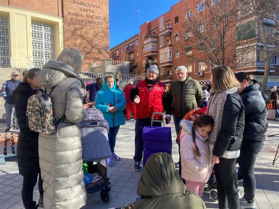 Archivo - Fundación madrina ayuda a refugiados ucranianos