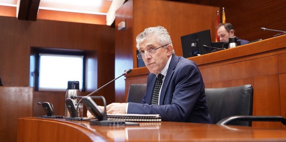 El consejero de Agricultura, Ganadería y Alimentación del Gobierno de Aragón, Ángel Samper