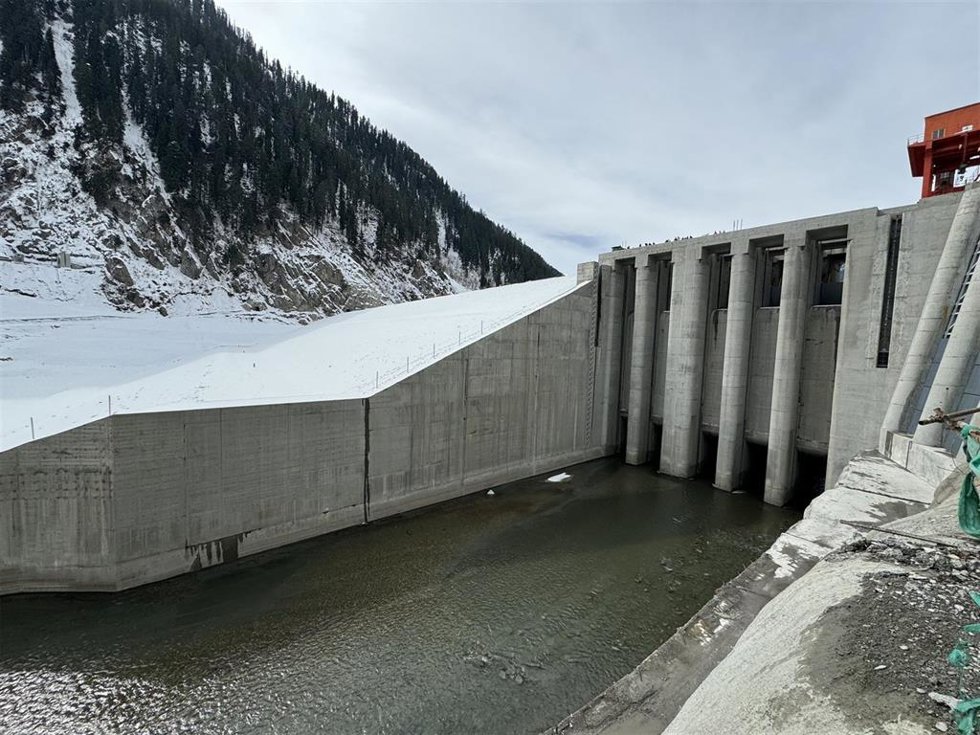 Imagen de archivo de la presa construida por China en la provincia de Jíber Pajtunjua