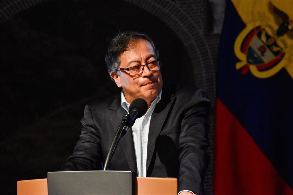 El presidente de Colombia, Gustavo Petro
