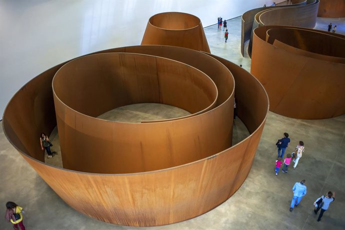 Archivo - Arxivo - 'La matèria del temps', obra de Richard Serra en el Museu Guggenhein de Bilbao