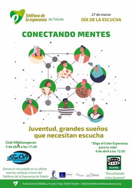 Archivo - Cartel de la campaña 'Conectando Mentes'.