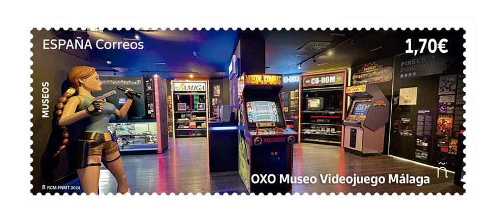 Correos emite un sello dedicado a OXO, el Museo del Videojuego de Málaga