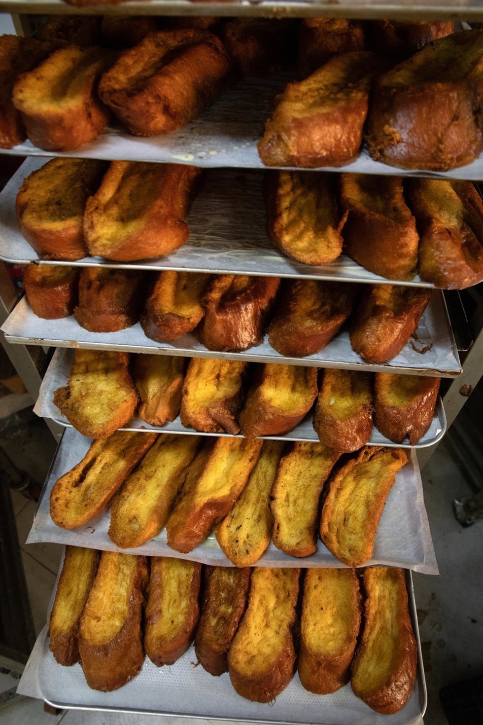 Torrijas en la pastelería Paco Pastel