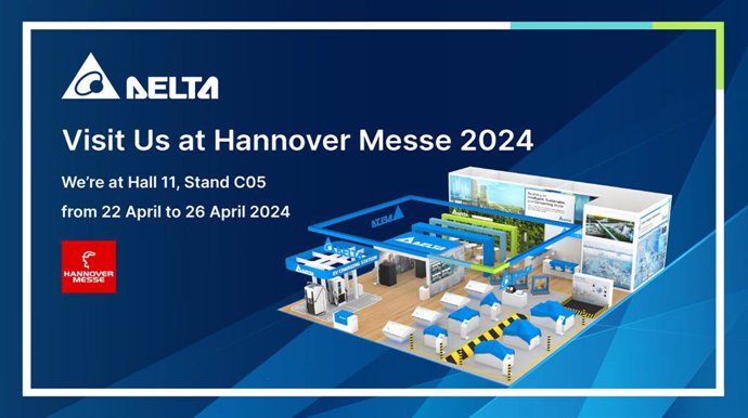Delta to Unveil its New Solutions for Intelligent Industry, Smart Energy and ICT Infrastructure at Hannover Messe 2024