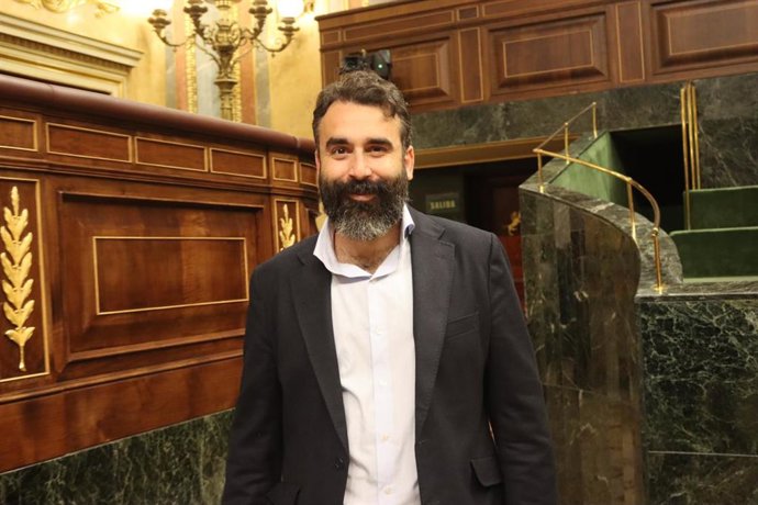 El diputado nacional del PSOE por Córdoba, Alberto Mayoral, en el Congreso de los Diputados.