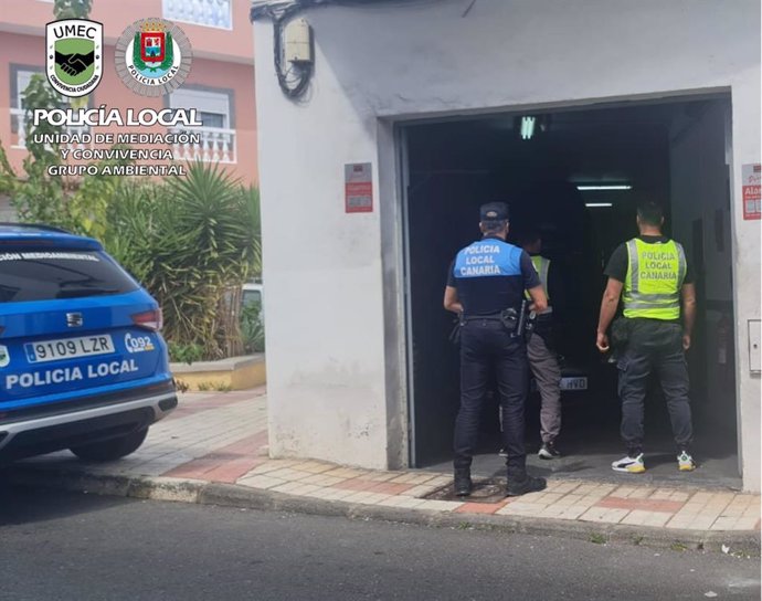 La Policía Local de Las Palmas de Gran Canaria desarticula tres talleres de reparación que funcionaban de manera clandestina